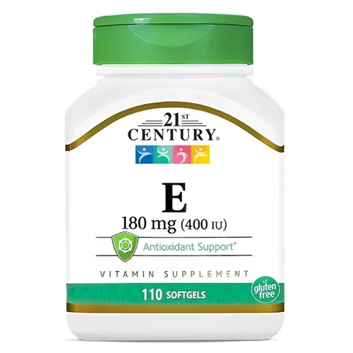 ویتامین ای سنتری 110 عددی - 21st Century Vitamin E-400