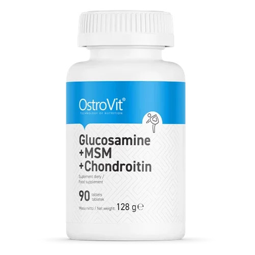 گلوکزامین + MSM استرویت 90 عددی - OstroVit Glucosamine + MSM + Chondroitin