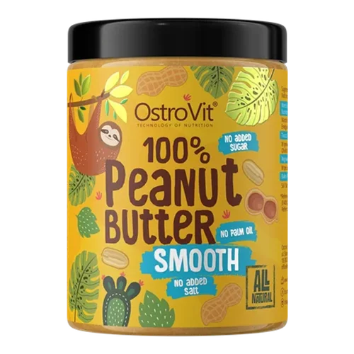 کره بادام زمینی استرویت 1 کیلویی - OstroVit Peanut Butter 100%